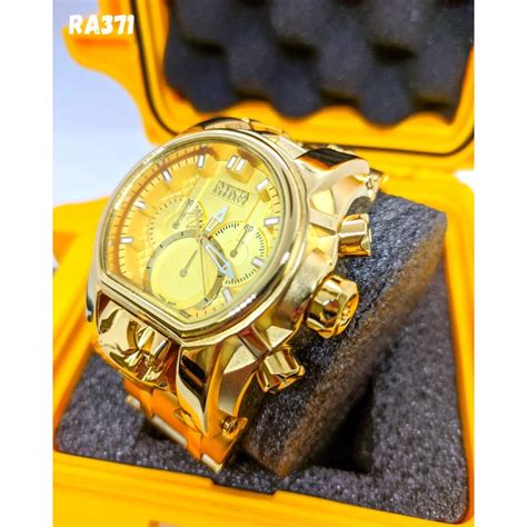 Invicta Zeus Magnum Dourado Linha Gold C Caixa Premium Shopee Brasil