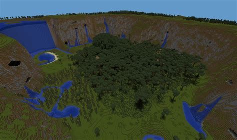 Custom Terrain Rainforest Valley 10 Update Minecraft Map