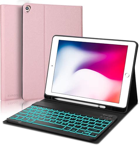 Funda para iPad de 9ª generación con teclado compatible con iPad de 9ª