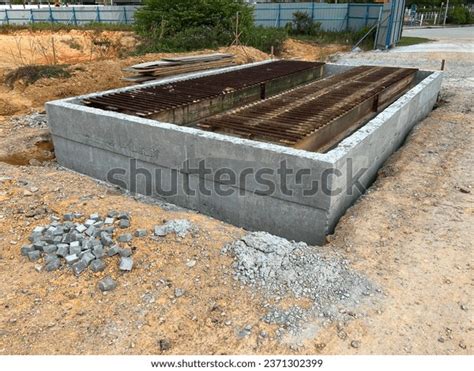 Temporary Wash Bay Wash Trough Construction Stock Photo 2371302399 ...