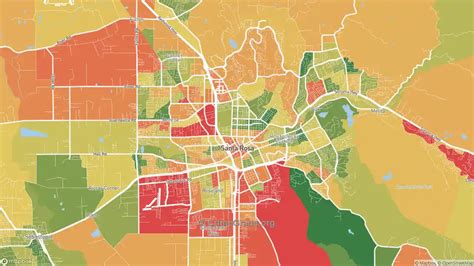 The Safest And Most Dangerous Places In Santa Rosa Ca Crime Maps And