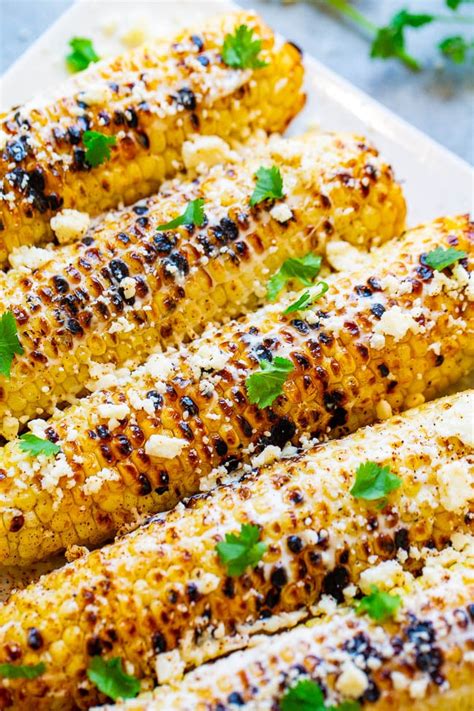 Grilled Mexican Corn Recipe Elote Averie Cooks