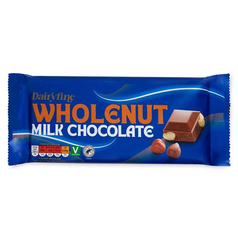 Wholenut Milk Chocolate 200g Dairyfine Aldiie