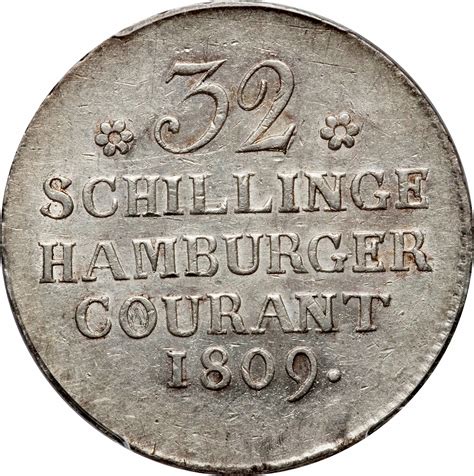 32 Schillinge Courant Free Hanseatic City Of Hamburg Numista