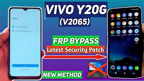 VIVO Y20G V2065 FRP Bypass Reset Google Account Lock Android 11 12