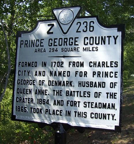 Prince George County - Sussex County - Virginia Historical Markers on Waymarking.com