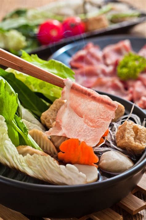 Shabu Shabu Hot Pot Stock Image Image Of Shabu Food