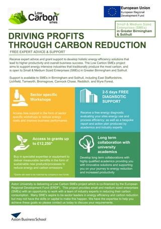 Sme S Driving Profits Through Carbon Reduction Pdf