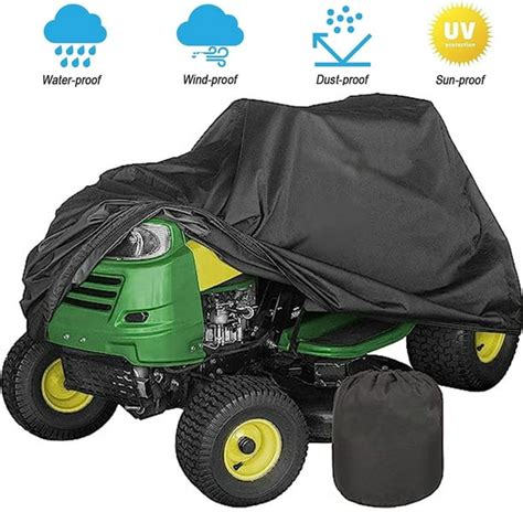 Riding Lawn Mower Cover Upgrade Windproof Design Lawn Tractor Covers