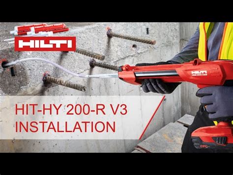 COMPARISON Of The Hilti HIT- HY 200 Speed Of Installation, 53% OFF