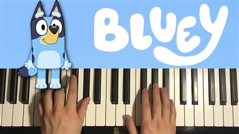 How To Play Bluey Theme Song Piano Tutorial Lesson Youtube