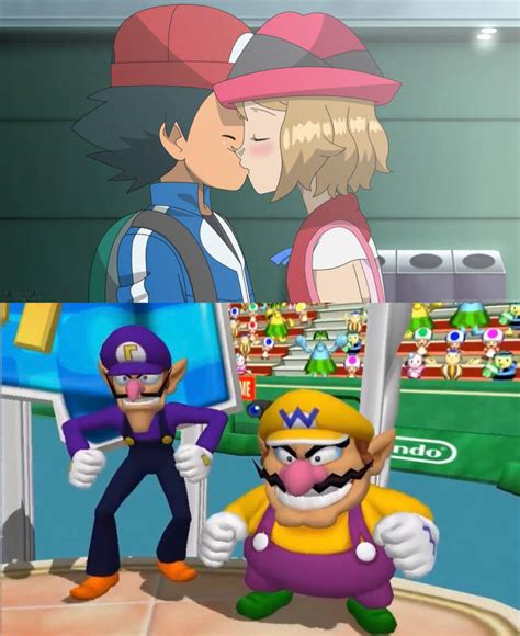 Wario And Waluigi Cannot Stand Amourshipping By Stewiegriffin613 On