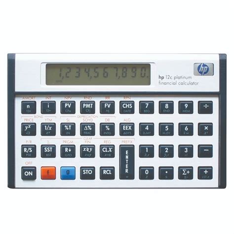 Hp 12c Platinum Algebraic Or Rpn Financial Calculator