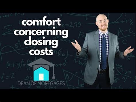 Dean Of Mortgages What S The Scoop On Closing Costs Youtube