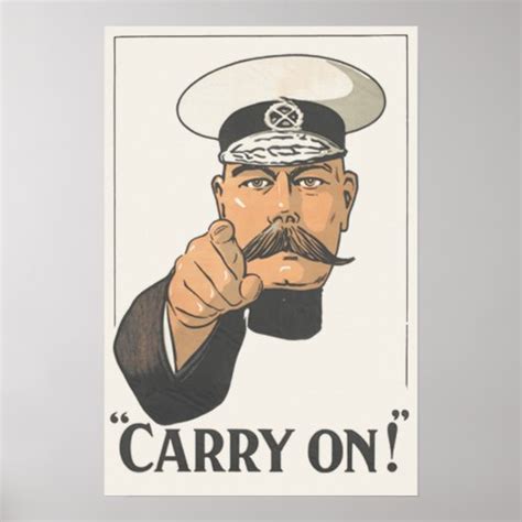 Lord Kitchener Vintage World War 1 Poster Print | Zazzle