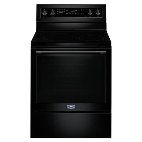 Maytag Smooth Surface Freestanding 5 Element 64 Cu Ft Self Cleaning Convection Electric Range