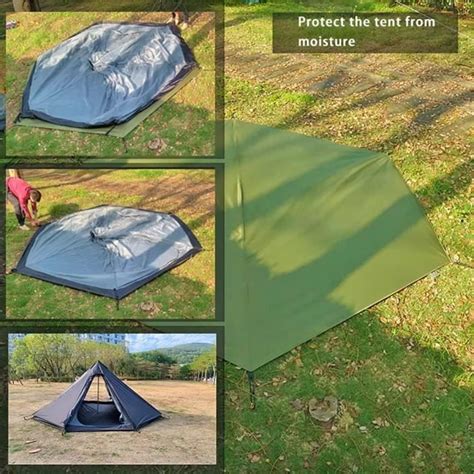 3 2X2 9M Tapis De Tente De Camping Polyvalente Etanche Bâches De Sol