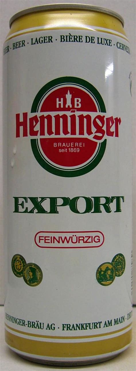 HENNINGER-Beer-500mL-Germany-1993