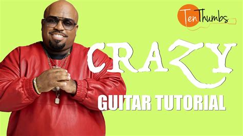 Crazy Gnarls Barkley Easy Beginner Guitar Tutorial Youtube