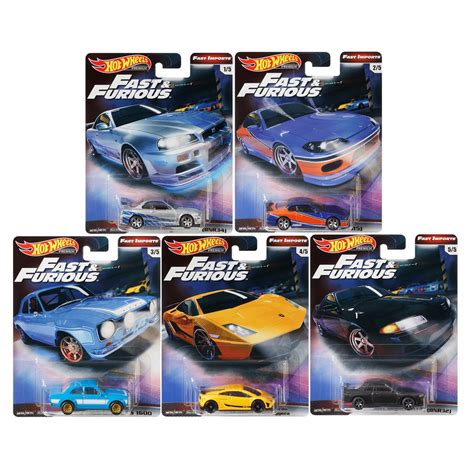 Jual Hot Wheels FNF Imports Fast And Furious Premium Skyline R34 R32 Nissan Lamborghini Escort