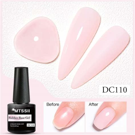 Ml Nude Rubber Base Gel Nail Polish Pink Nude Color Semi Permant Soak Off Uv Led Self Leveling