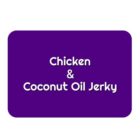 Chicken & Coconut Oil Jerky Treat - De Dot