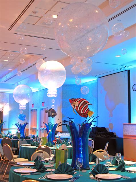 Water Bubbles Centerpiece Under The Sea Party Beach Themed Party