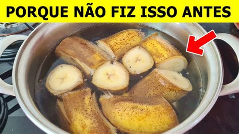 NÃO JOGUE FORA AS CASCAS DE BANANA Faça Isso e Fique Chocado o