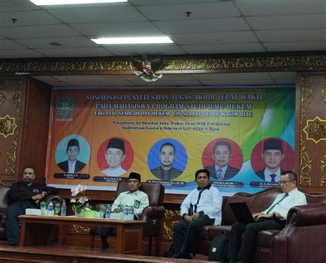 Program Studi Ilmu Hukum Selenggarakan Sosialisasi Penyelesaian Tugas