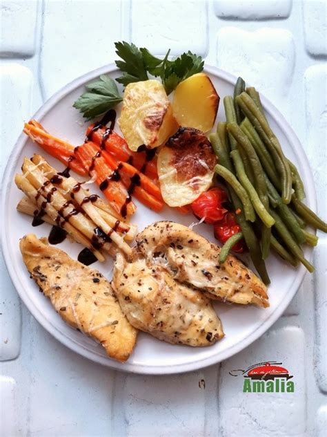 piept de pui cu legume la cuptor retete cu carne de pui legume usor