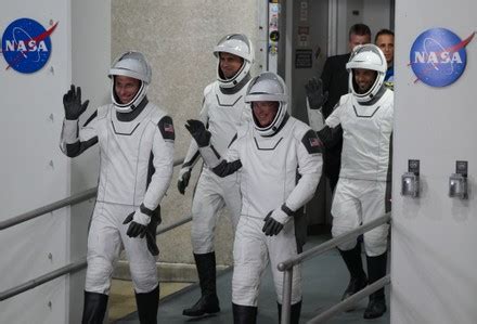 Spacex Nasa Crew Prepare Board Editorial Stock Photo Stock Image