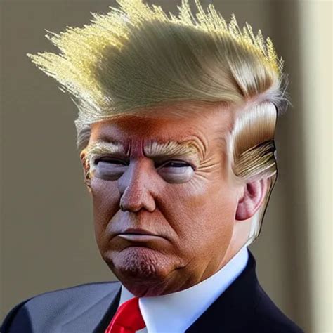 Donald Trump With Mohawk Hairstyle Stable Diffusion