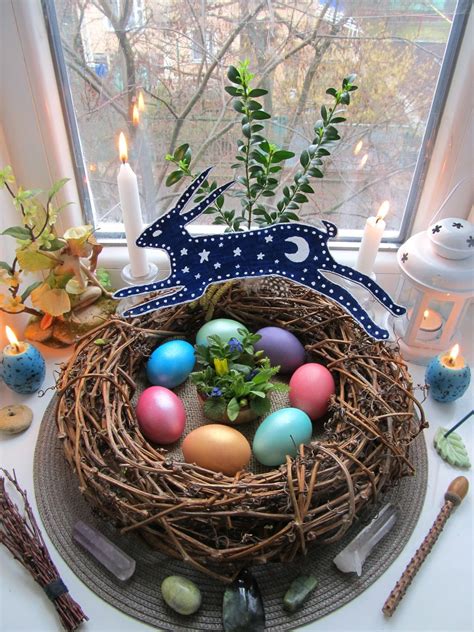 Pin By Jacque On Pagan Magic Ostara Altar Spring Equinox Ostara