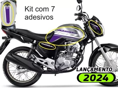 Adesivo Cg Start Kit Adesivos Sp Parcelamento Sem Juros