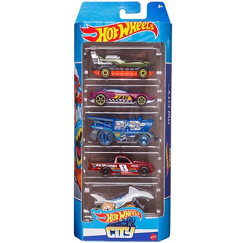 Набор машинок Mattel Hot wheels Подарочный 5 машинок 29 купить с доставкой по выгодным ценам