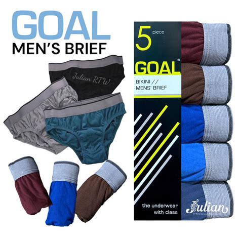 5PIECE Original Goal Brief BIKINI BRIEF PACK Mens Underwear Shopee Philippines