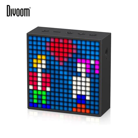 Divoom Timebox Evo Bluetooth Portátil Alto falante Despertador