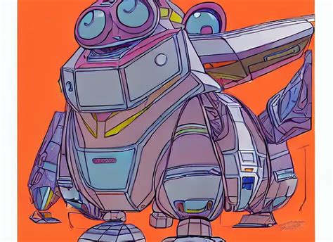 A Giant Anthropomorphic Hamster Shaped Mecha Moebius Stable