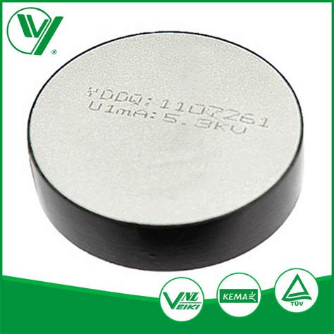 Moa Metal Zinc Oxide Varistor Resistor Disc With Kema For Surge Arrester