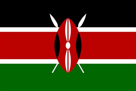 Kenya Flag Vector Art, Icons, and Graphics for Free Download