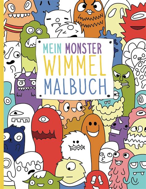 Mua Mein Monster Wimmel Malbuch 50 Detaillierte Wimmelbilder Zum