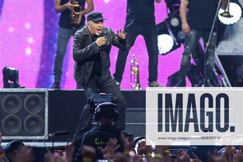 June Milan Italy Vasco Rossi Performs Live On Stage During