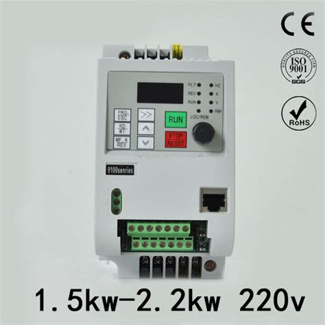 220V VFD 1 5kw 2 2kw Single Phase Inverter VFD 2hp3hp Inverter