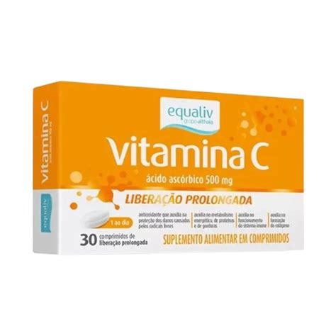 Vitamina C Liberação Prolongada É Melhor - VITAMINA C 500MG C/30 CPR LIBERAcaO PROLONGADA - EQUALIIV 1278659 ...