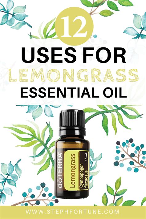 Doterra Lemongrass Essential Oil Lemongrass Essential Oil Essential Oils For Lupus Essential