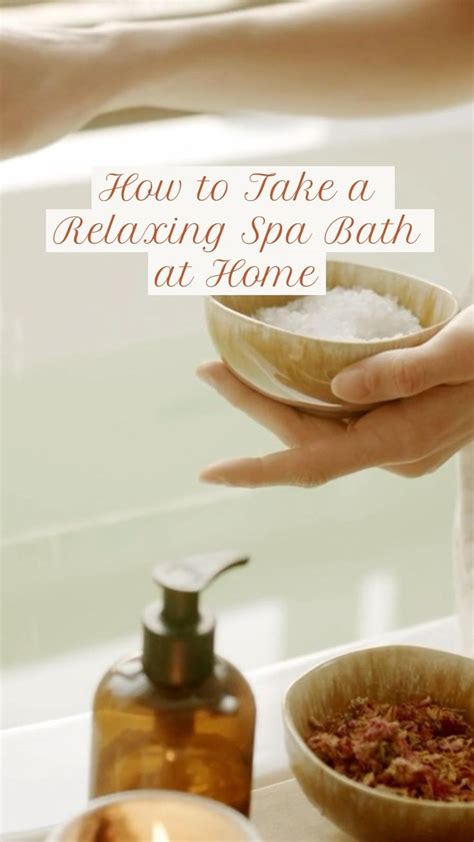 How to take a Relaxing Spa Bath at Home | Bath salts, Bath soak, Bath spa