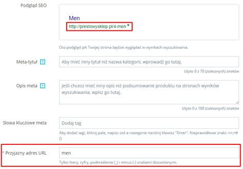 Pozycjonowanie sklepu PrestaShop optymalizacja SEO wskazówki dodatki