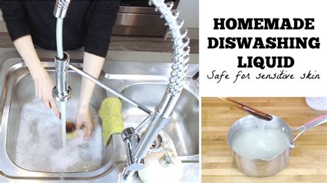 how to make dish washing liquid at home without chemicals