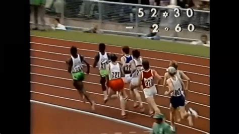 Dave Wottle The 1972 Summer Olympics Mens 800 Metres Final At