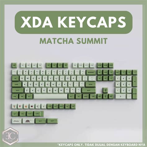 Jual Keycaps Keycap Keypad Pbt Xda Matcha Summit Gunung Hijau Classic